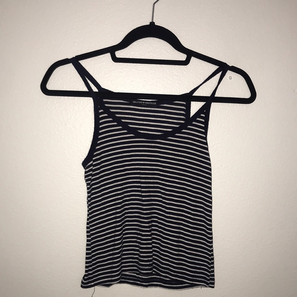 Brandy Melville Striped Crop Top